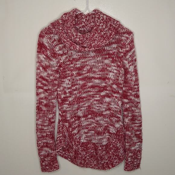 Derek heart women's size large red and white knitted sweater. Casual - Picture 1 of 7